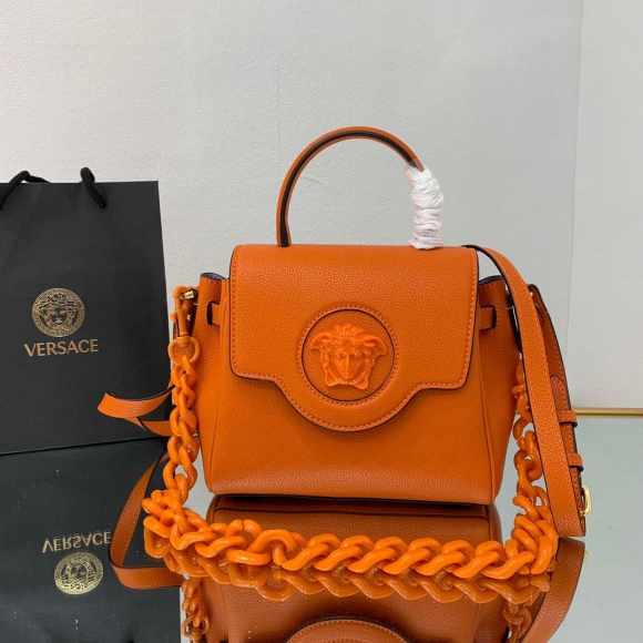 Versace DBFI040 La Medusa Small Handbag 1040 Orange