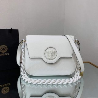 Versace DBFI067 La Medusa Small Handbag 1067 White