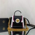 Versace DBFI040 La Medusa Small Handbag Black white