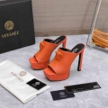 Versace 1003308 la Medusa Platform Mules Heels 130mm V500397