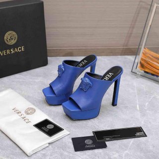 Versace 1003308 la Medusa Platform Mules Heels 130mm V500395