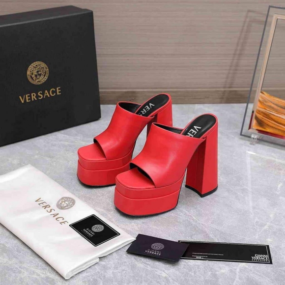 Versace 1003320 Platform Mules Heels 130mm V500388