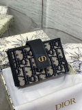 Dior 30 MONTAIGNE 5-Gate Card Holder Organ Card Holder S2058 Oblique Jacquard D0019