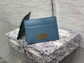 Dior Five-Slot Card Holder S5130 Grained Calfskin D0022