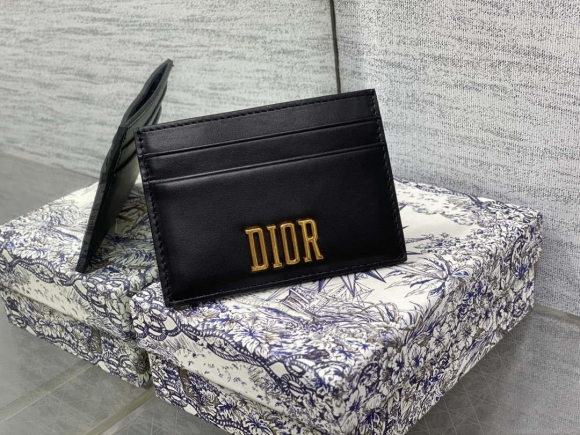 Dior Five-Slot Card Holder S5130 Grained Calfskin D0025