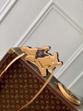 LV M83342 Louis Vuitton Playful Dog On Strap Wearable Wallet Chocolate