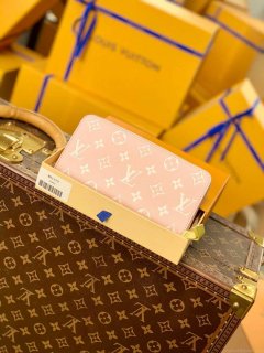 LV M81279 Louis Vuitton Zippy Wallet M81280 Pink