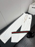 Gucci 96270 adidas x Gucci flared jogging white