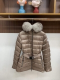 Moncler H20931A Women’s Badyf Short Down Jacket Camel 88626