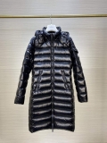 Moncler H20931C Women’s Long Down Black 88639