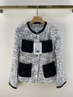 Chanel P73609 Women’s Fashion Clothing Jacket C58711