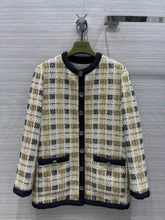 Gucci 691452 Women’s Lurex Tweed Jacket G66853