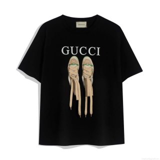 Gucci 717422 Logo print cotton jersey Men Women’s T-shirt G38677