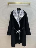 Louis Vuitton LV 1A9LDF Women’s Reversible Mahina Monogram Wrap Coat L55745