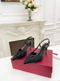 Valentino WS0R01SHD Signature pump metallic nappa 80mm V75480