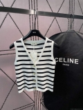 Celine 2AJ72570P Women’s Gilet in mariniere striped C88100