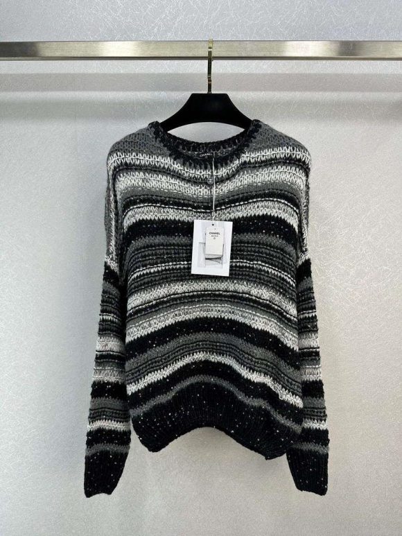 Chanel Women’s Fashion Clothing Knitted Sweaters C58838