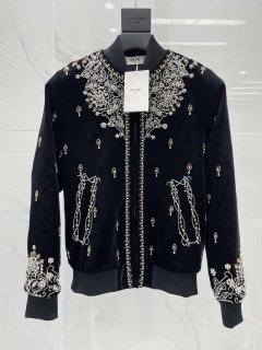 Celine Women’s Fashion Clothing Velvet Beaded Jacket C99080