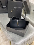 YSL LE5À7 657228 Hobo Bag In Smooth Leather Black