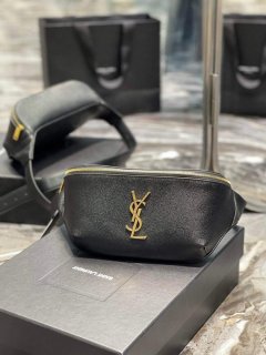 YSL 569737 Classic Crossbody Leather Bag Gold Buckle