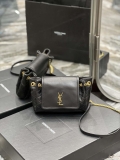 YSL 6727381 Mini Nolita In Lambskin Black