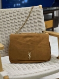 YSL 742431 JAMIE 4.3 In suede leather Bag Brown