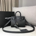 YSL 392035 Sac de Jour Nano in Grained Leather Black