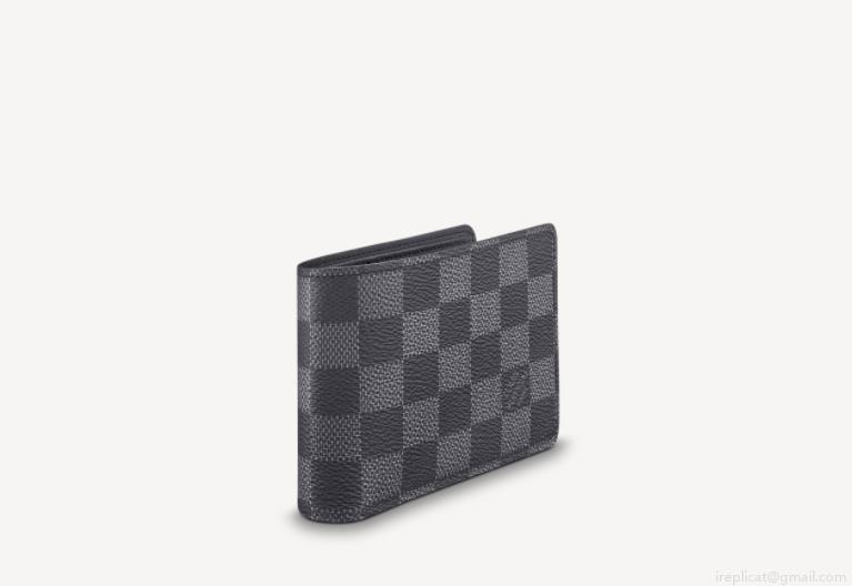 LV N62663 Louis Vuitton Multiple Wallet DAMIER GRAPHITE